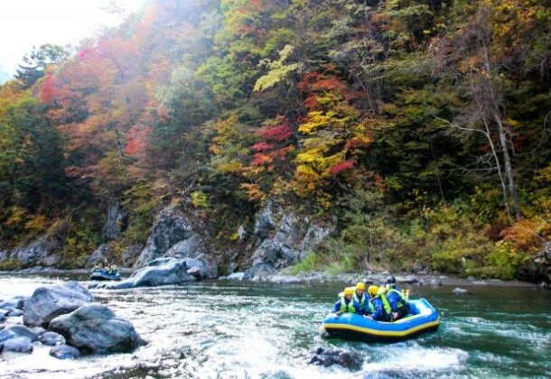 Mukawa River & Saru River Rafting in one day! Lunch included