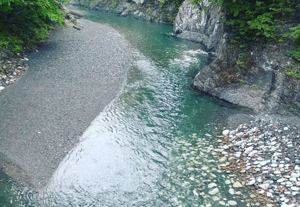 Thrilling- kayaking down the river of Furano on a private tour