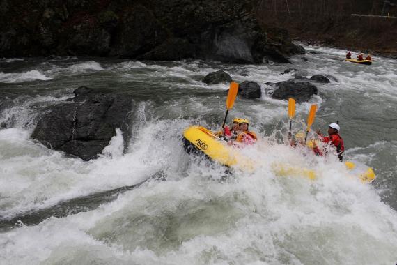 Advanced course- Mukawa River Rafting near Furano!