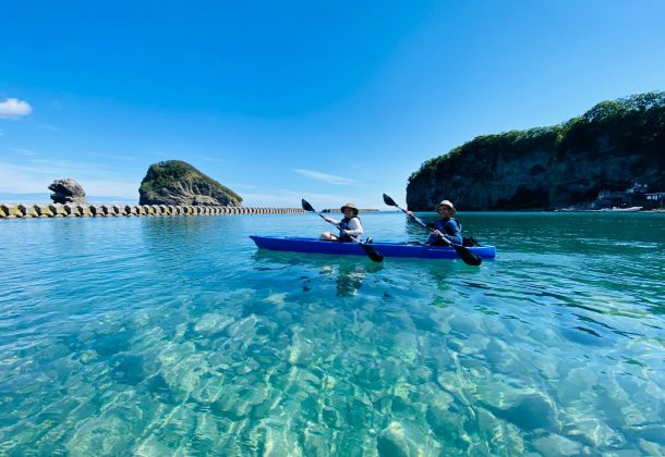 Blue Cave Clear Kayak- enjoy Shakotan's blue sea near Otaru!