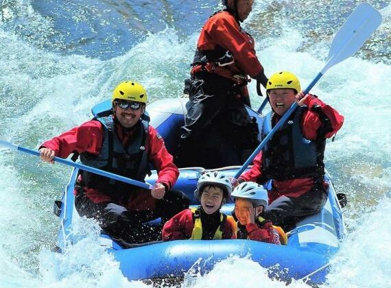 Niseko rafting- ages 4 and up. Great tour for both children and adults!