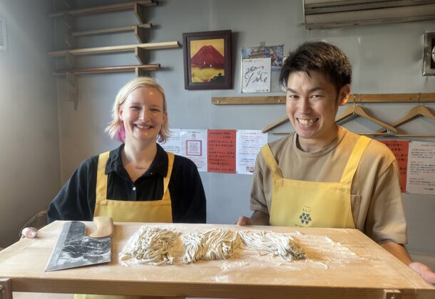 A casual and fun soba-making experience in Sapporo
