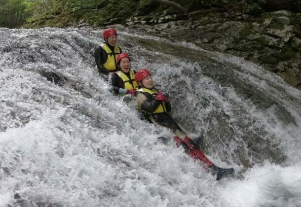 Canyoning in the great outdoors near Furano and Tomamu!