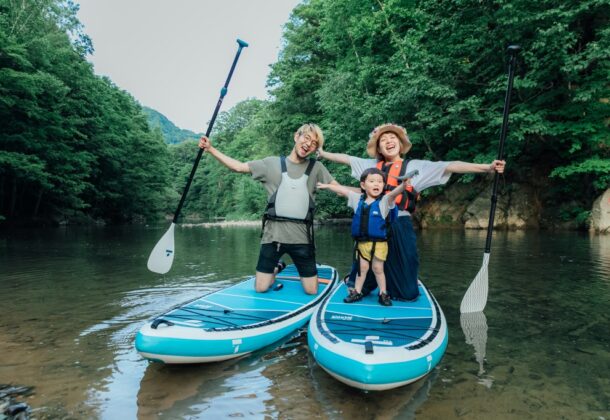 River Valley SUP tour with bonfire and marshmallows in Jozankei, near Sapporo