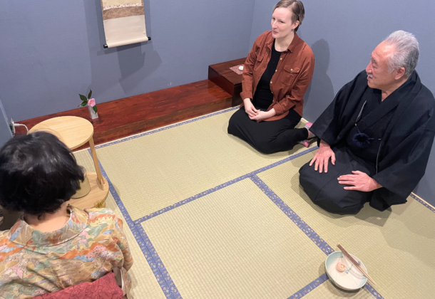 A guided tea ceremony experience near Mt. Moiwa in Sapporo
